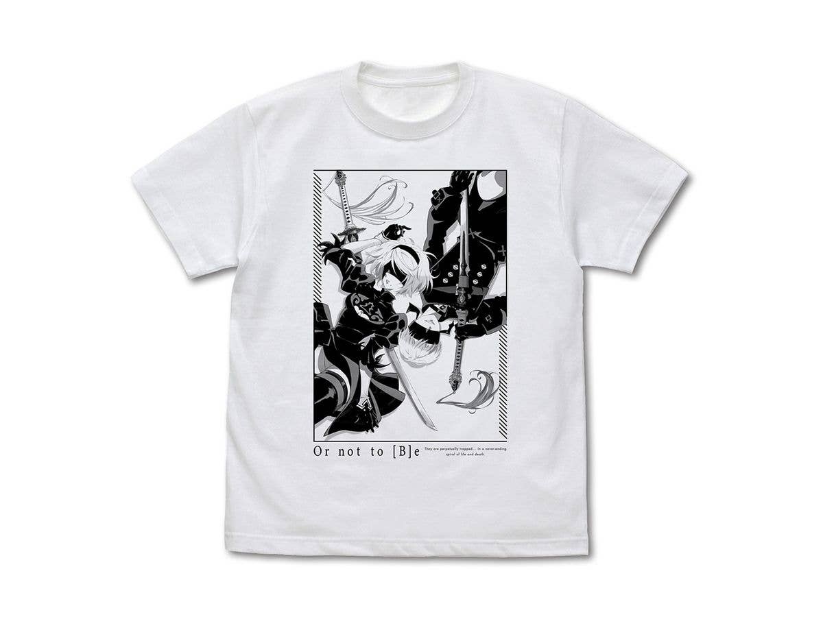 NieR:Automata Ver1.1a: 2B  &  9S Tシャツ / WHITE-XL