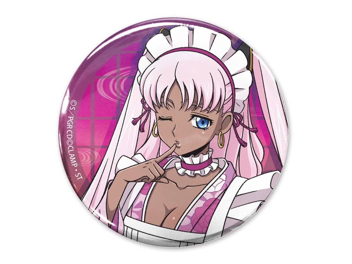コードギアス 奪還のロゼ: 描き下ろし キャサリン・サバスラ 65mm缶バッジ 和風メイドVer.