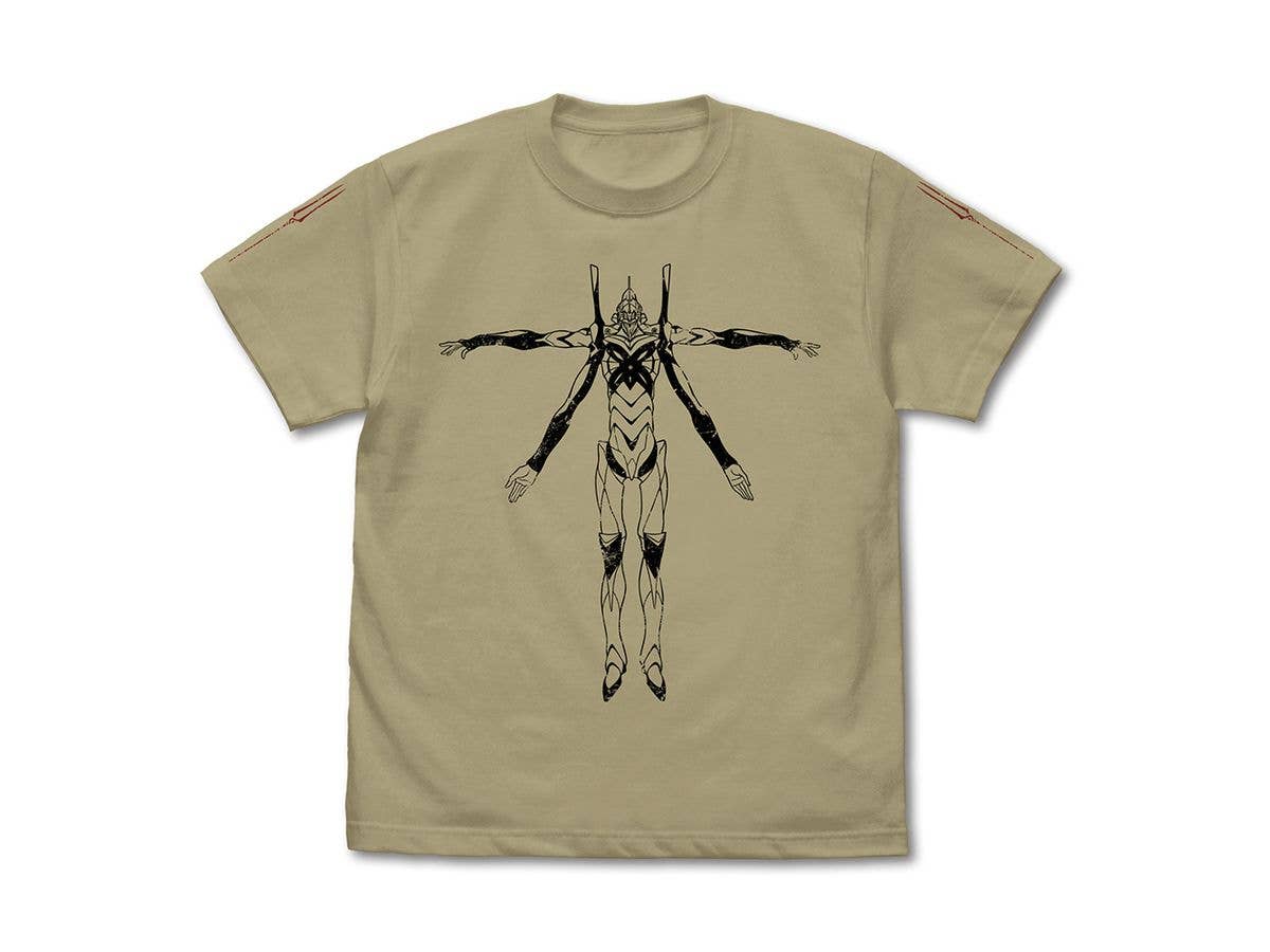 EVANGELION: エヴァンゲリオン第13号機 Tシャツ / SAND KHAKI-L