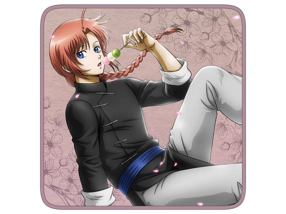 銀魂: 描き下ろし 神威 フルカラーハンドタオル 小窓から覗く景色Ver.