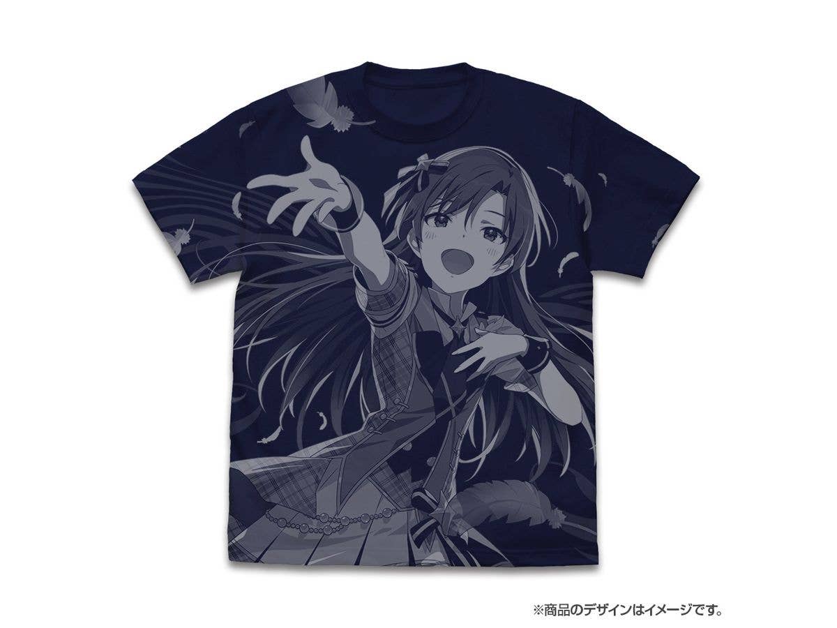 アイドルマスター: [Just be myself!!] 如月千早 オールプリントTシャツ / NAVY-L