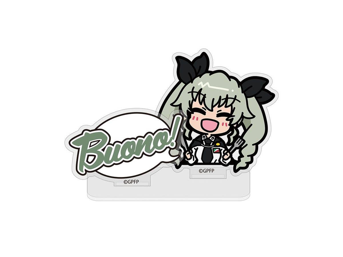 ガールズ  &  パンツァー 最終章: アンチョビ セリフアクリルスタンド
