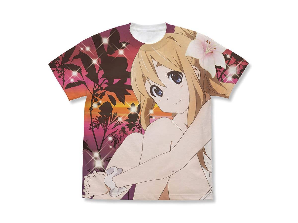 けいおん!: 琴吹紬 フルグラフィックTシャツ Highlight Sunset Ver. / WHITE-XL