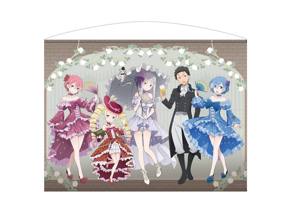 Re:ゼロから始める異世界生活: 描き下ろし Re:ゼロから始める異世界生活 100cmタペストリー パーティーver.