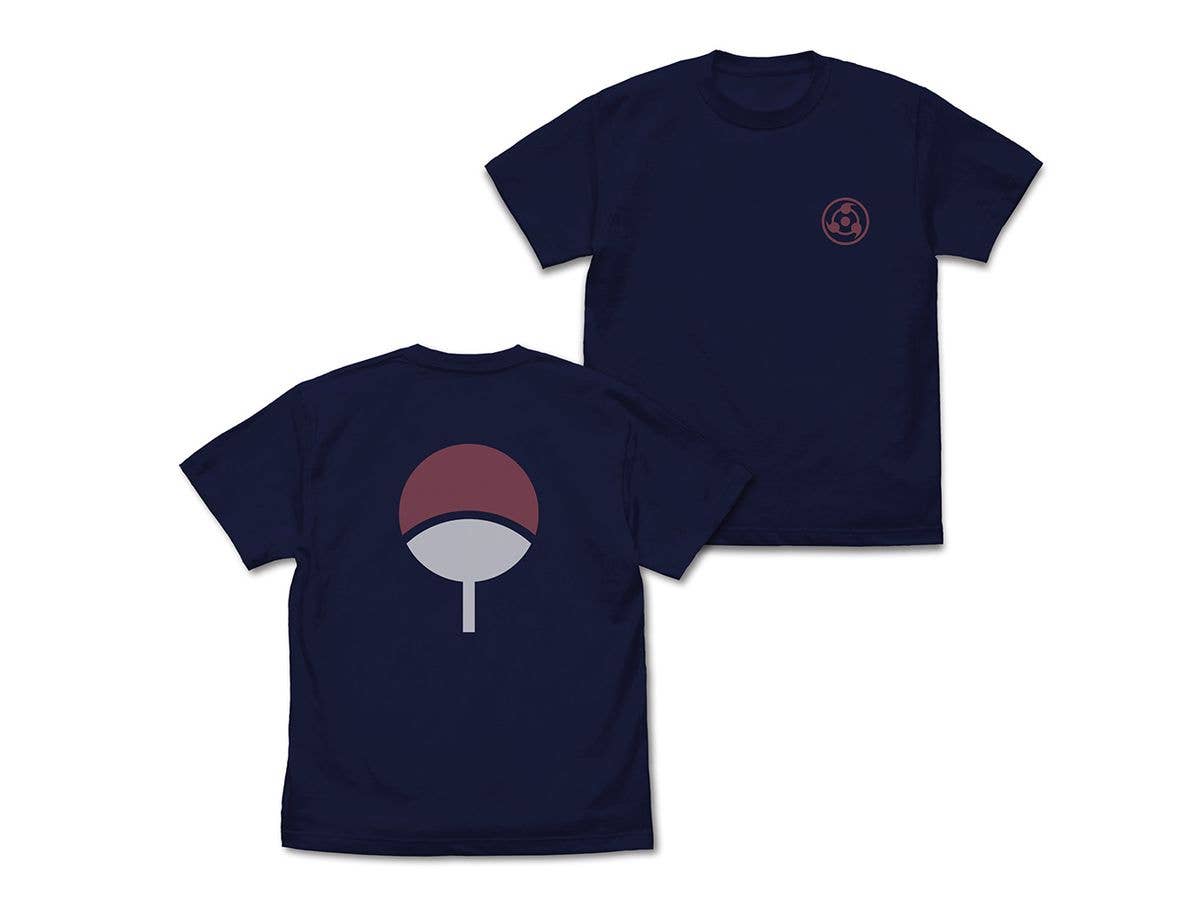 NARUTO-ナルト- 疾風伝: うちは一族 Tシャツ / NAVY-L