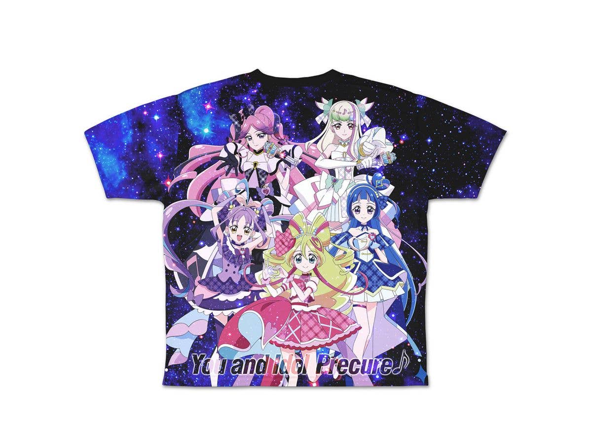 キミとアイドルプリキュア: 両面フルグラフィックTシャツ / XL