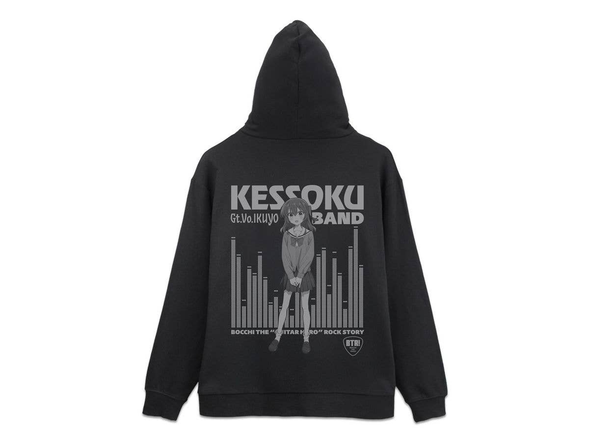 アニメ ぼっち・ざ・ろっく!: 喜多郁代 ジップパーカー / BLACK-XL