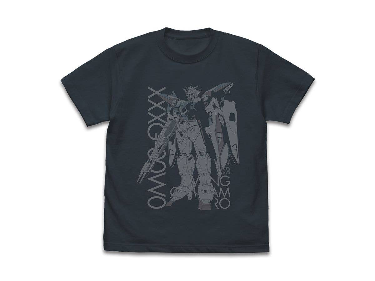新機動戦記ガンダムW: XXXG-00W0 ウイングガンダムゼロ Tシャツ / SLATE-XL