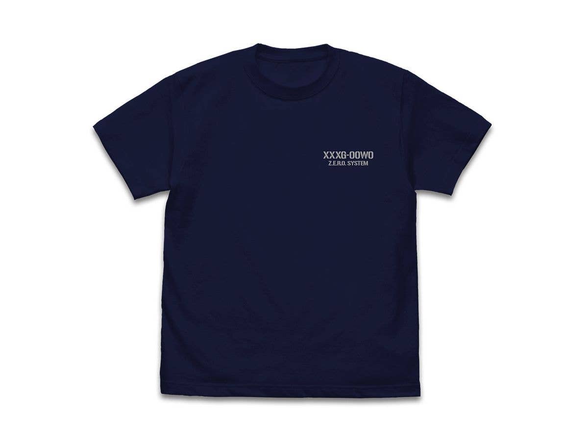 新機動戦記ガンダムW: ウイングガンダムゼロ (EW) Tシャツ / NAVY-L