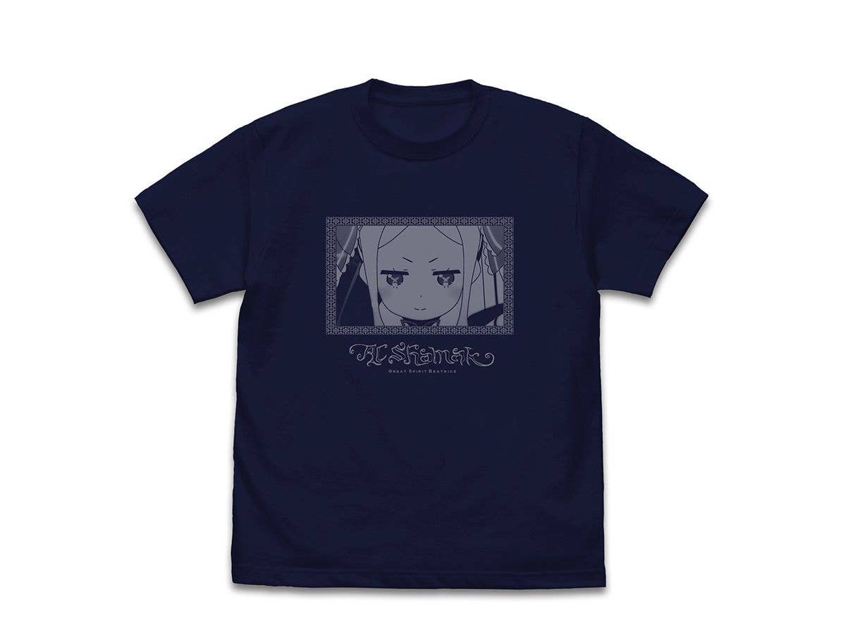 Re:ゼロから始める異世界生活: ベアトリス アル・シャマク  Tシャツ / NAVY-S