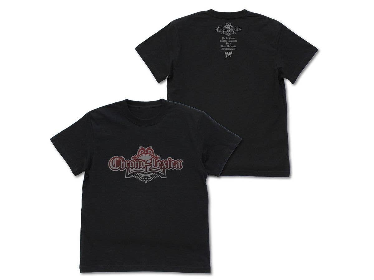 アイドルマスター ミリオンライブ!: Chrono-Lexica Tシャツ / BLACK-XL