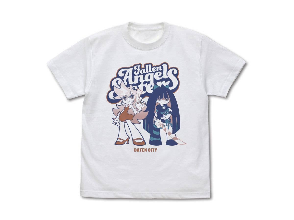New PANTY & STOCKING with GARTERBELT: パンティ & ストッキング Tシャツ / WHITE-L