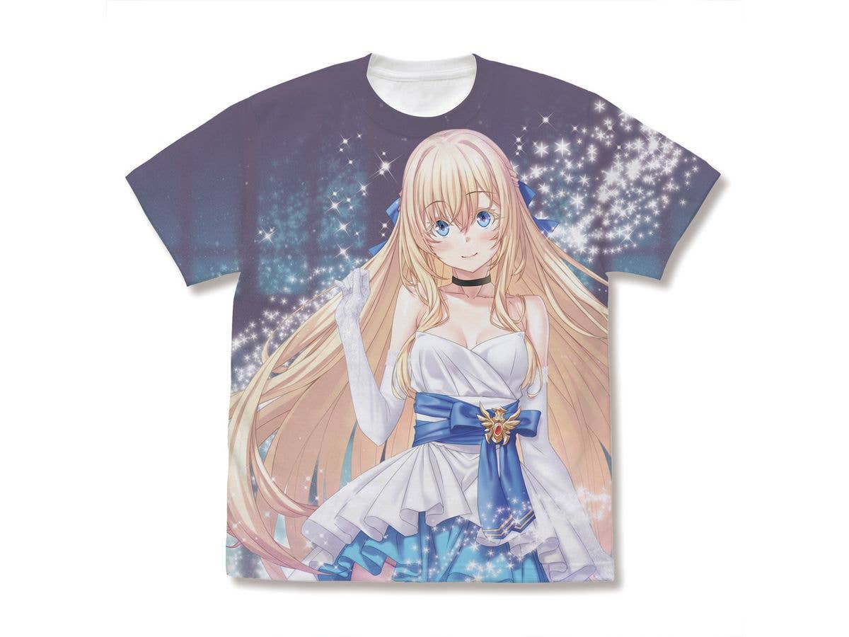 ゴブリンスレイヤー: 描き下ろし 女神官 フルグラフィックTシャツ 20th Anniversary Ver. / WHITE-XL