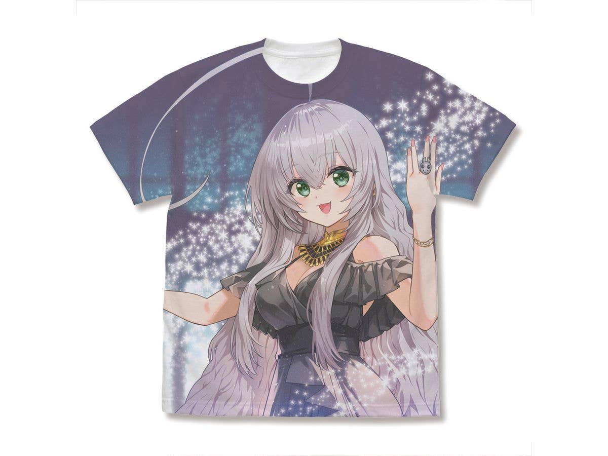 這いよれ! ニャル子さん: 描き下ろし ニャル子 フルグラフィックTシャツ 20th Anniversary Ver. / WHITE-S