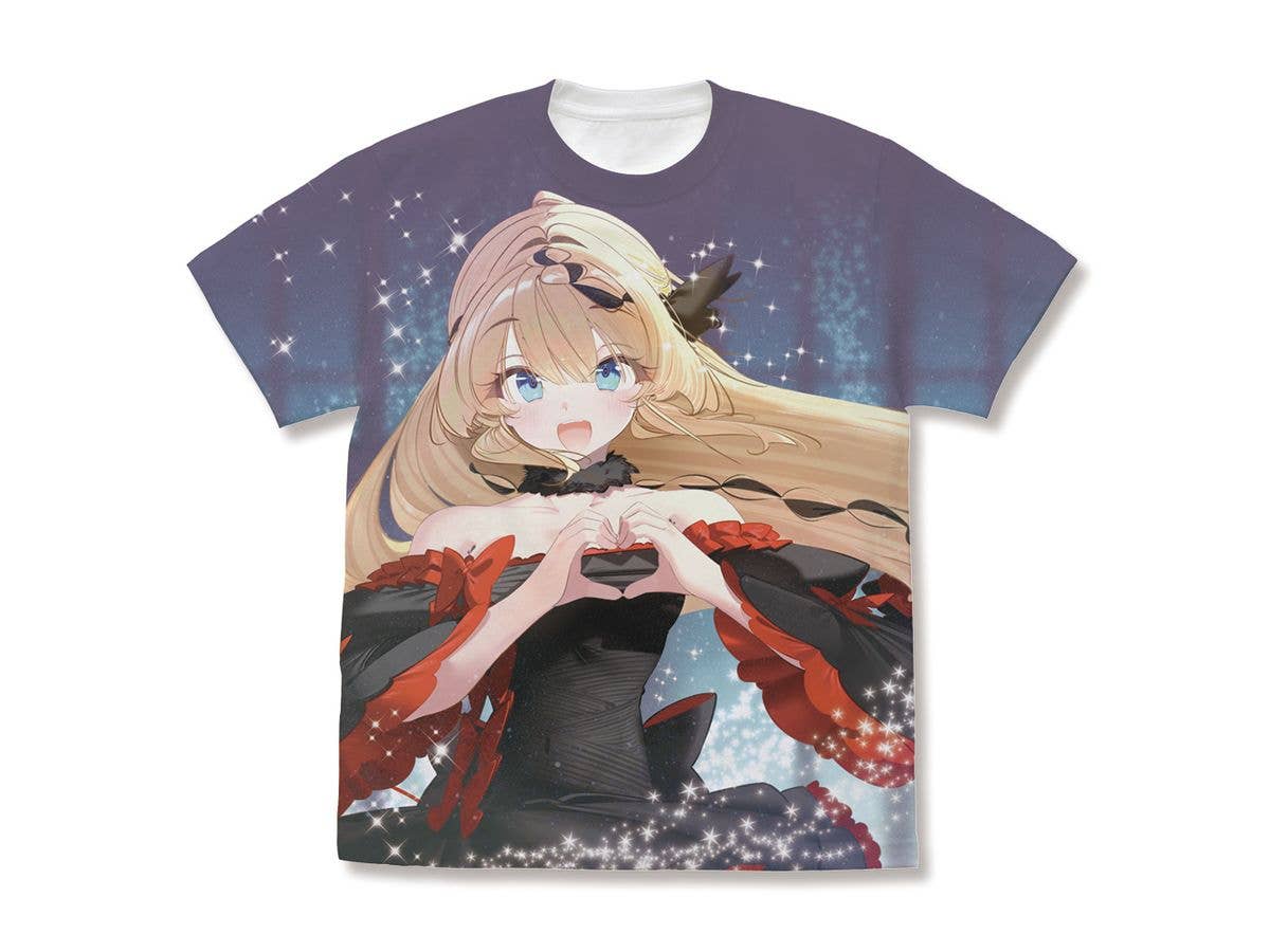 スライム倒して300年、知らないうちにレベルMAXになってました: 描き下ろし アズサ フルグラフィックTシャツ 20th Anniversary Ver. / WHITE-S