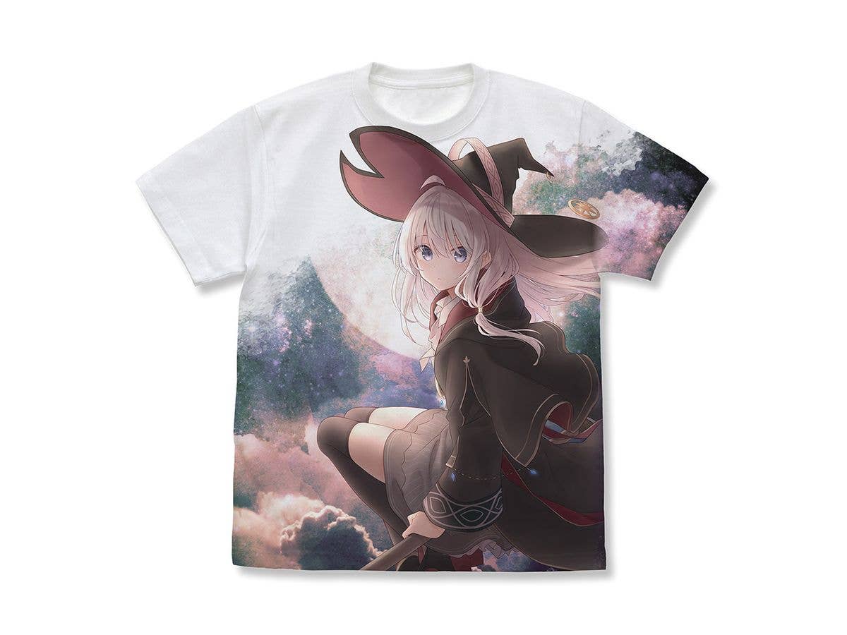 魔女の旅々: 原作版 イレイナ フルグラフィックTシャツ 12巻表紙イラストVer. / WHITE-XL
