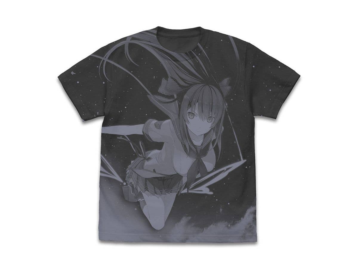蒼の彼方のフォーリズム: 空を駆ける 鳶沢みさき オールプリントTシャツ / SUMI-XL
