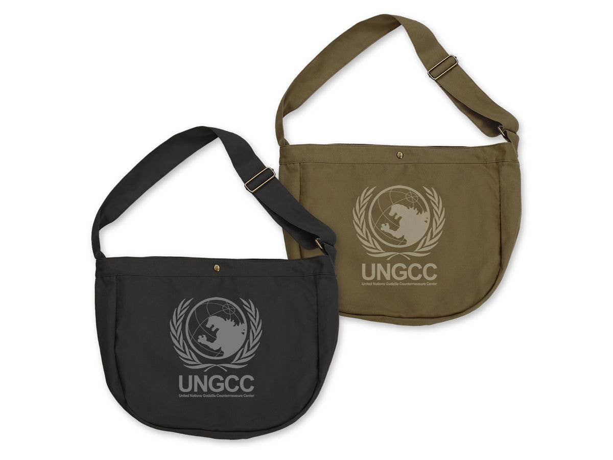 ゴジラ: 国連G対策センター ニュースペーパーバッグ / BLACK