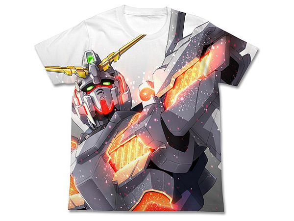 機動戦士ガンダムUC (ユニコーン): ユニコーンガンダムフルグラフィックTシャツ / WHITE-L