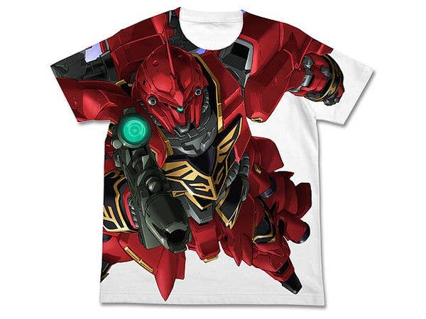 機動戦士ガンダムUC (ユニコーン): シナンジュフルグラフィックTシャツ / WHITE-XL