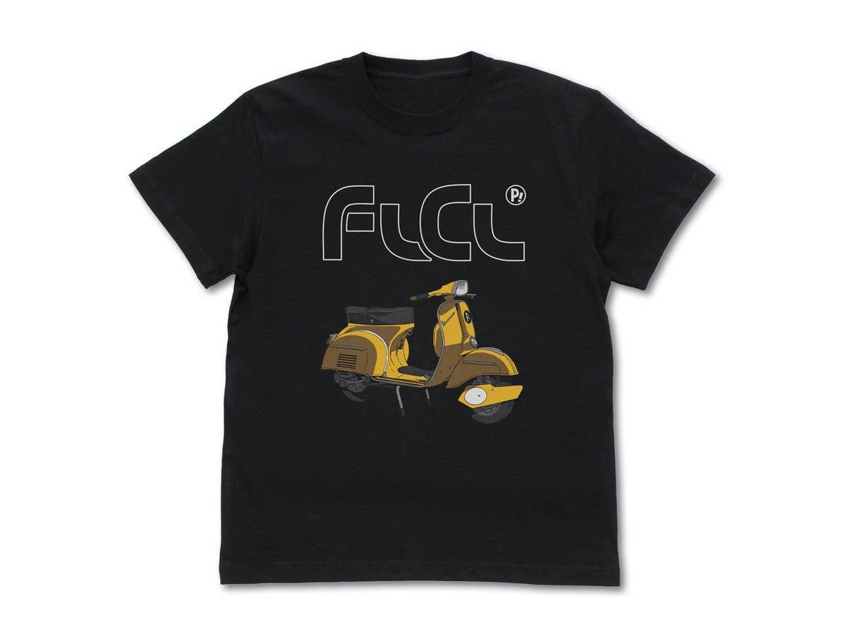 フリクリ: ハル子のベスパ Tシャツ Ver2.0 / BLACK-XL