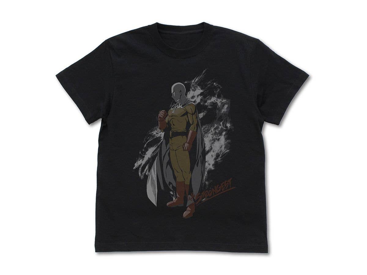 ワンパンマン: サイタマ ビジュアル Tシャツ / BLACK-L