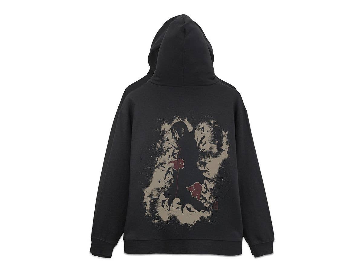 NARUTO-ナルト- 疾風伝: うちはイタチ ジップパーカー / BLACK-XXL