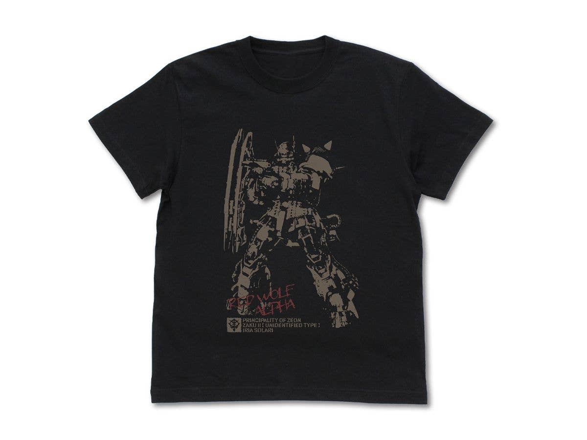 機動戦士ガンダム 復讐のレクイエム: 無識別型ザクII ソラリ機 Tシャツ / BLACK-XL