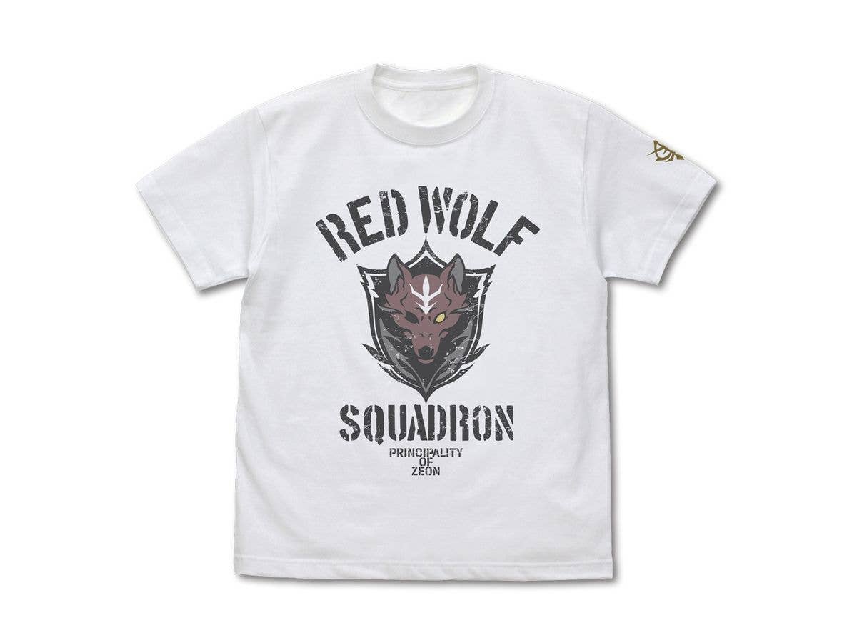 機動戦士ガンダム 復讐のレクイエム: レッド・ウルフ隊 Tシャツ / WHITE-XL