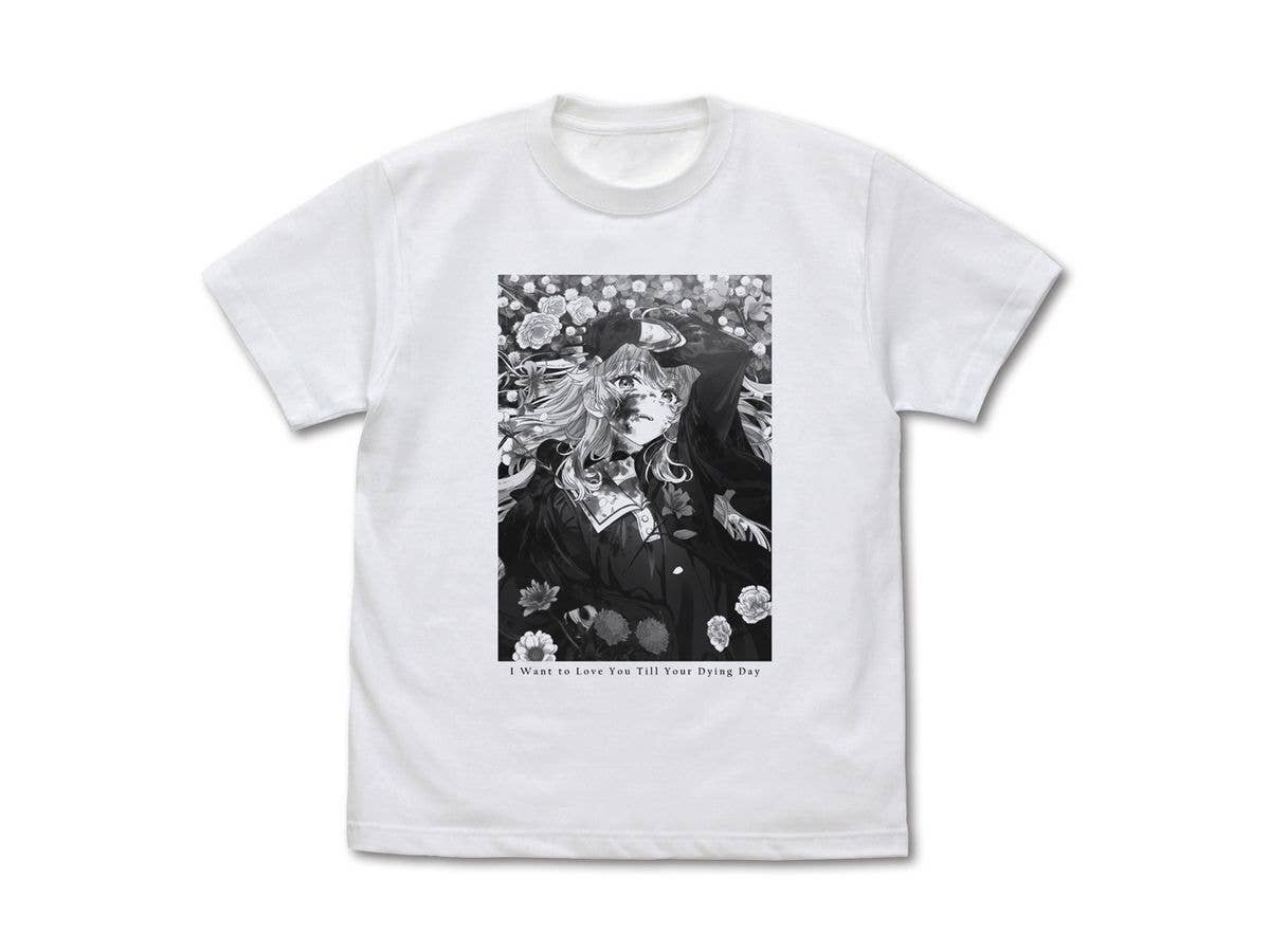 TVアニメ きみが死ぬまで恋をしたい: カガリ・ミミ Tシャツ / WHITE-XL