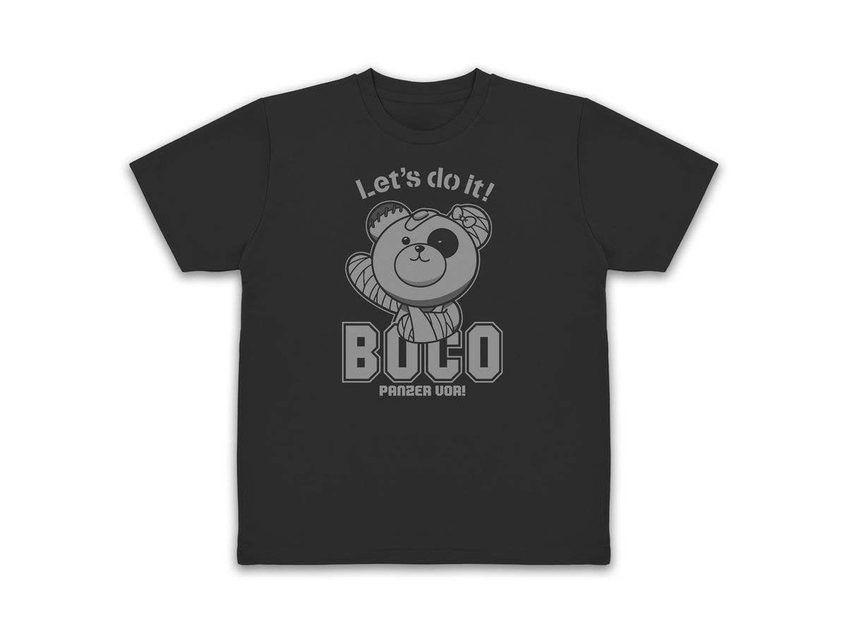 ガールズ&パンツァー 最終章: ボコ ドライTシャツ / BLACK-XL