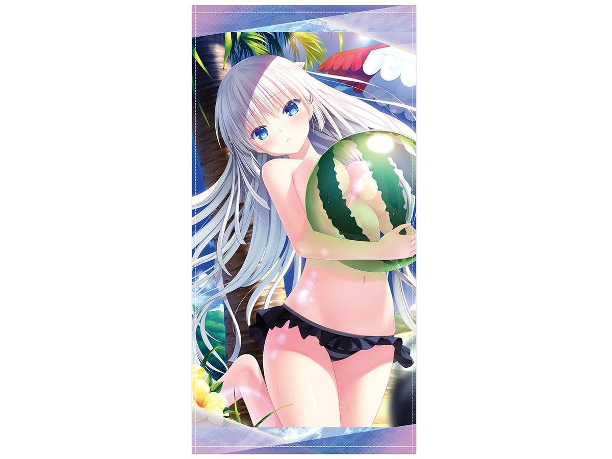 Summer Pockets REFLECTION BLUE: 鳴瀬しろは 120cmビッグタオル 水着Ver.
