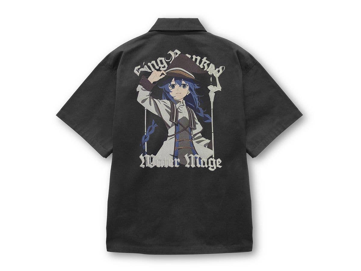 アニメ 無職転生III -異世界行ったら本気だす-: ロキシー・M・グレイラット 刺繍ワークシャツ / GRAY-L