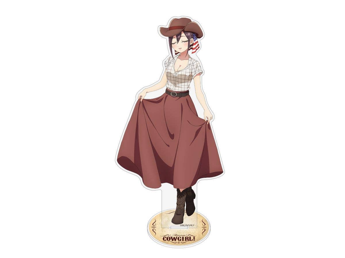 君のことが大大大大大好きな100人の彼女: 描き下ろし 銘戸芽衣 アクリルスタンド(大) カウガールVer.