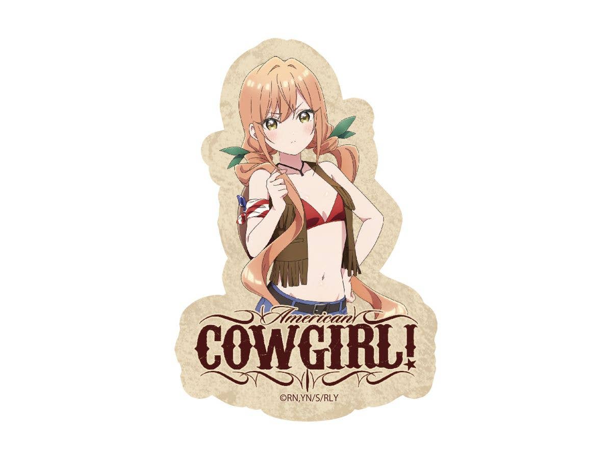 君のことが大大大大大好きな100人の彼女: 描き下ろし 院田唐音 ミニステッカーセット カウガールVer.