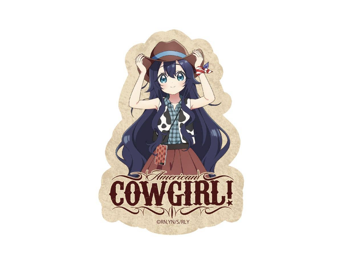 君のことが大大大大大好きな100人の彼女: 描き下ろし 好本 静 ミニステッカーセット カウガールVer.