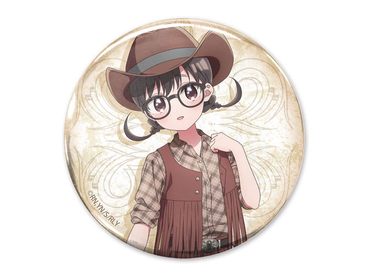 君のことが大大大大大好きな100人の彼女: 描き下ろし 伊院知与 65mm缶バッジ カウガールVer.