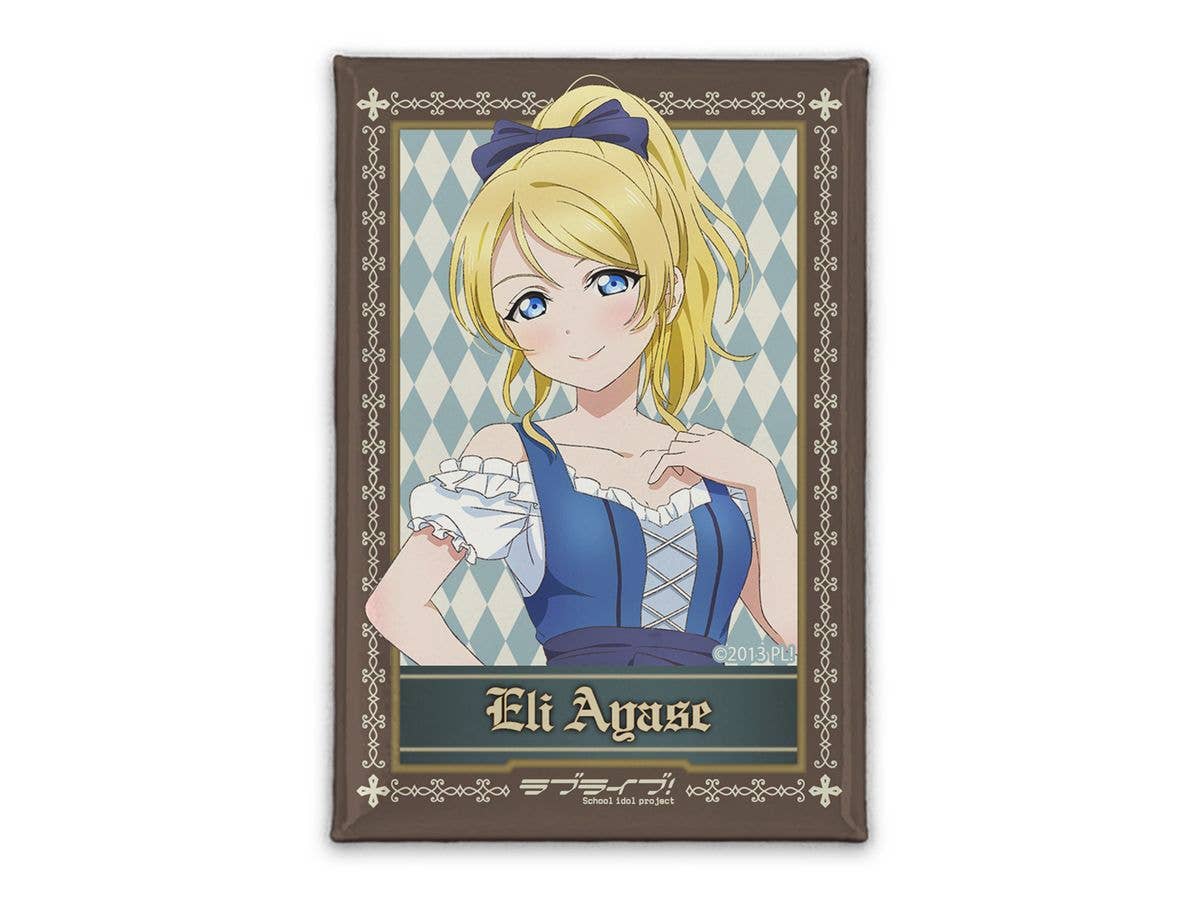 ラブライブ!: 描き下ろし 絢瀬 絵里 スクエア缶バッジ ディアンドルVer.