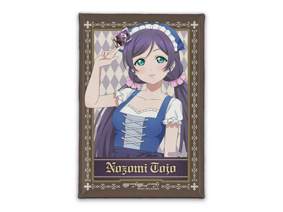 ラブライブ!: 描き下ろし 東條 希 スクエア缶バッジ ディアンドルVer.