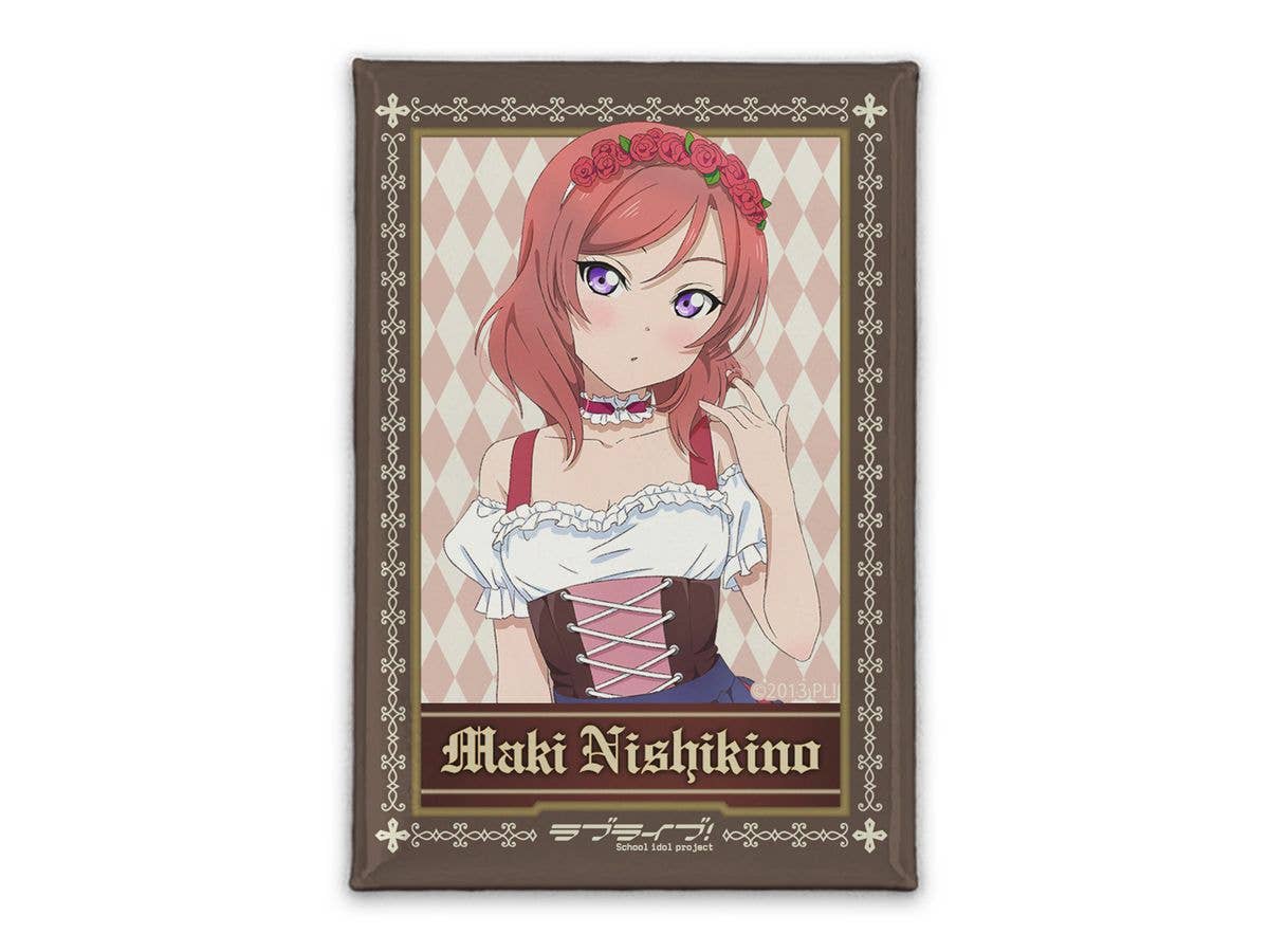 ラブライブ!: 描き下ろし 西木野 真姫 スクエア缶バッジ ディアンドルVer.