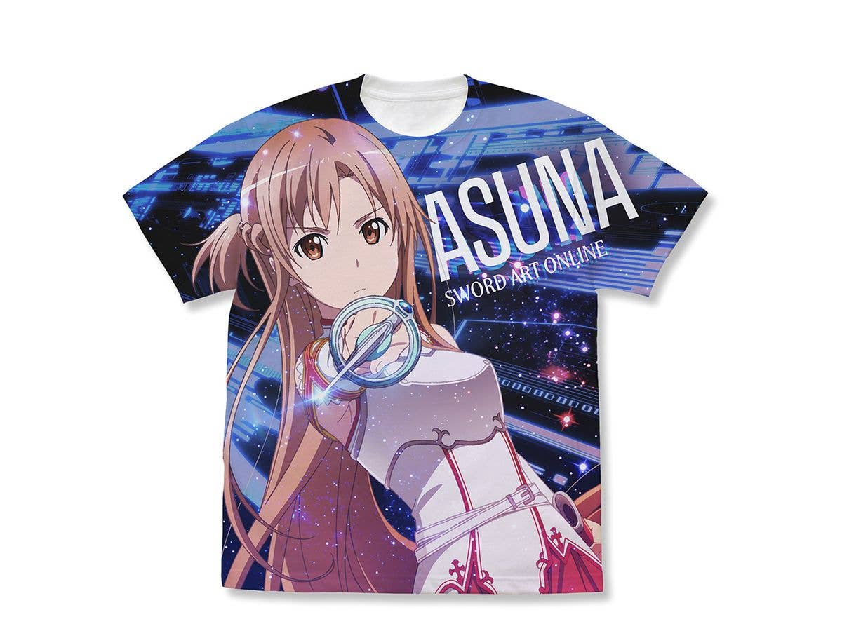 ソードアート・オンライン: アスナ フルグラフィックTシャツ 閃光Ver. / WHITE-L