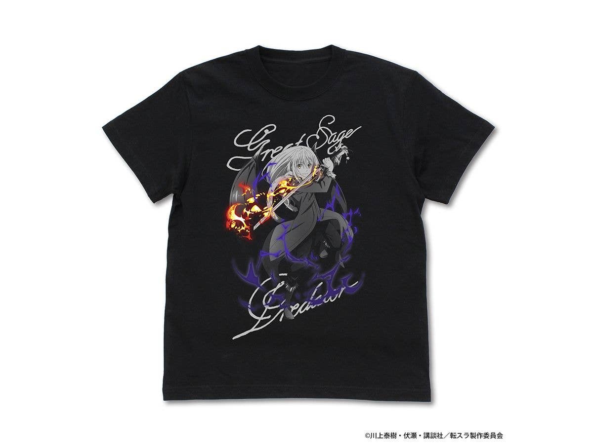 転生したらスライムだった件: リムル=テンペスト Tシャツ / BLACK-XL