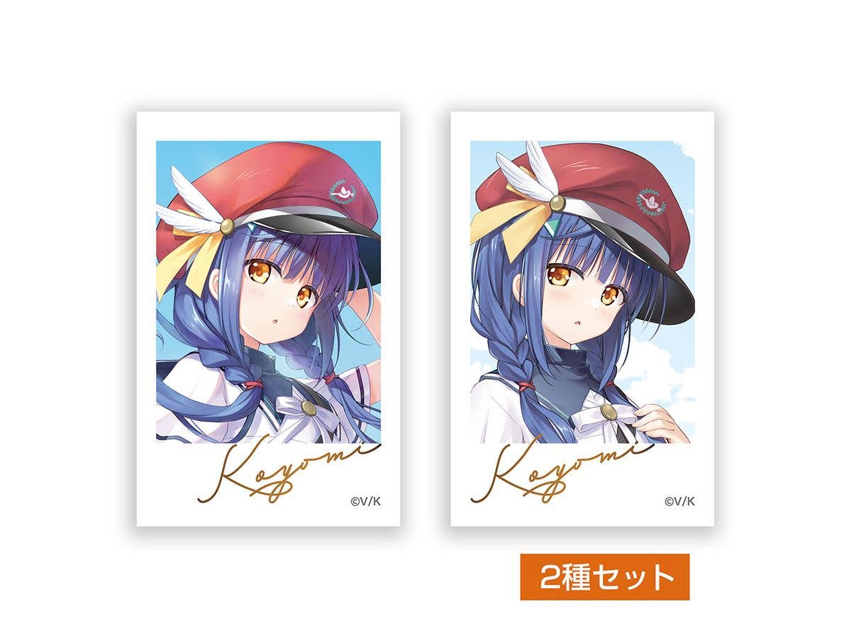 anemoi: 白渡小詠 フォト風ミニステッカー2枚セット
