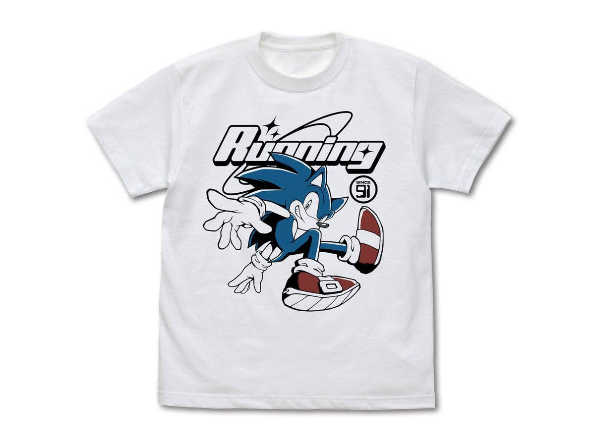 ソニック・ザ・ヘッジホッグ: ソニック スピードスター Tシャツ / WHITE-S
