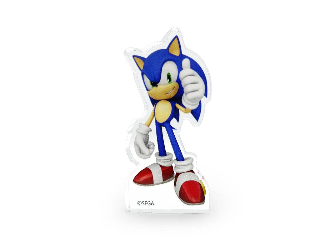 ソニック・ザ・ヘッジホッグ: ソニック アクリルブロックフィギュア グッドポーズ Ver.