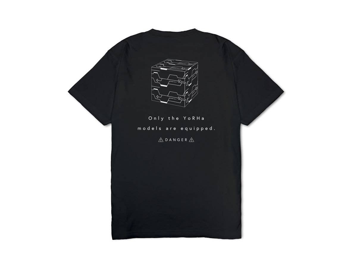 NieR:Automata Ver1.1a: ヨルハ部隊 ヘビーウェイトTシャツ / BLACK-S