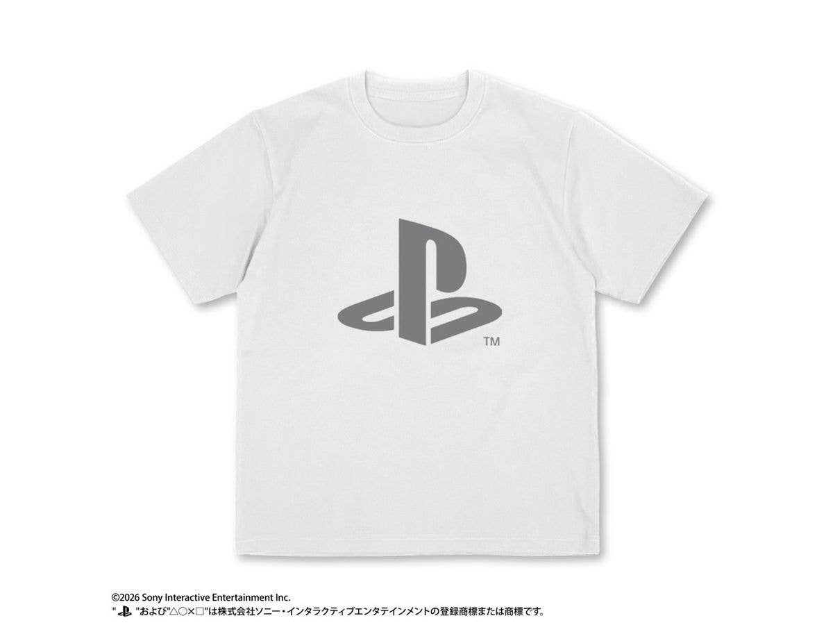 プレイステーション: プレーティングTシャツ for PlayStation Family Mark / WHITE-XL