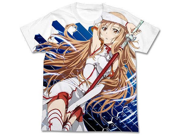 ソードアート・オンライン: SAOアスナフルグラフィックTシャツ / WHITE-L