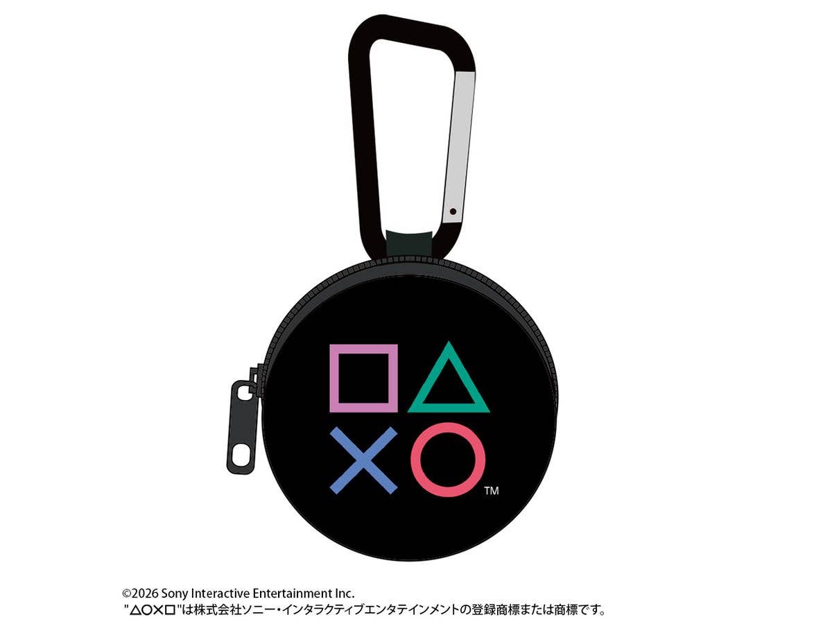 プレイステーション: カラビナ付きミニポーチ for PlayStation Shapes Logo