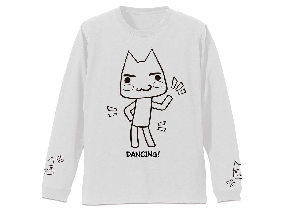 どこでもいっしょ: トロ 袖リブロングスリーブTシャツ / WHITE-XL